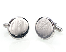 Personalized Round Cufflinks jewelry