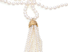 Pearl Tassel Necklace Julia Failey jewelry