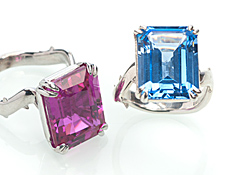 Vine Rings with Topaz jewelry
