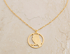 Eco Friendly Owl Pendant Jewelry