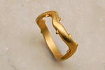 Julia Failey Eco Friendly Vine Ring in Gold, Reclaimed Sterling Silver, Gold Vermeil jewlery