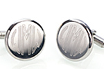 Julia Failey Eco Friendly Personalized Round Cufflinks,  jewlery