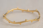 Julia Failey Eco Friendly Vine Bangle in Gold, Reclaimed Sterling Silver  Gold Vermeil jewlery