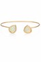 Faceted Opal Cuff Bracelet
