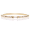 Baguette Pave Gold Ring