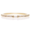 Baguette Pave Gold Ring