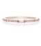 Baguette Pave Rose Gold Ring