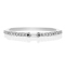 Baguette Pave White Gold Ring
